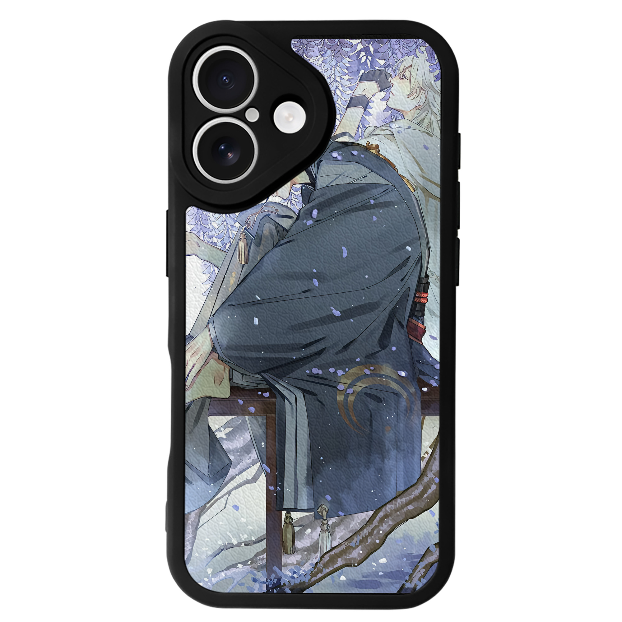 （画像用） 刀剣乱舞 Touken Ranbu 【iPhone 16シリーズ対応】シリコンスマホケース（レザー調） 材質：シリコン